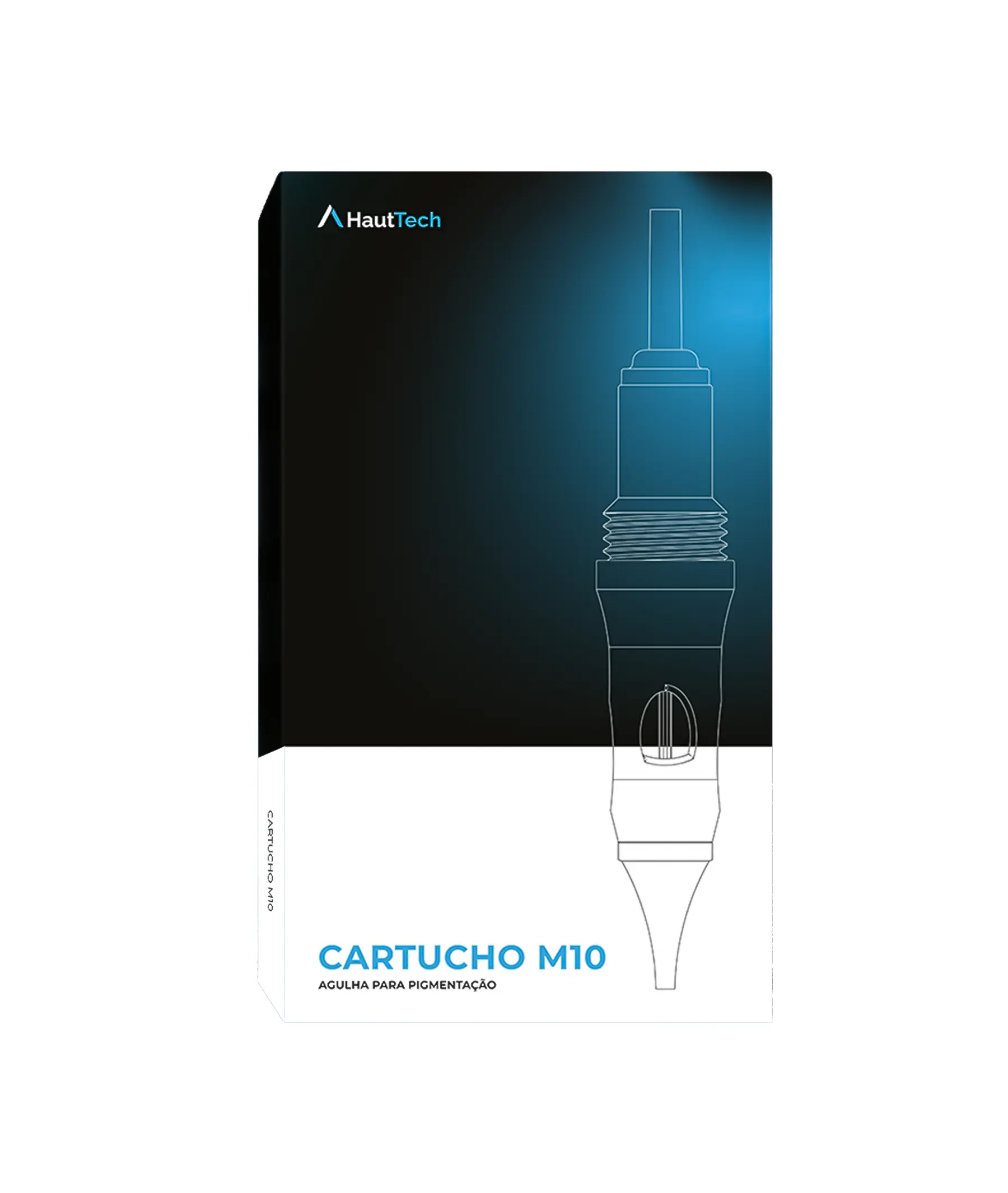 Agulha M10 Dermógrafo 1P 0.40mm Micropigmentação Haut Technology 10un
