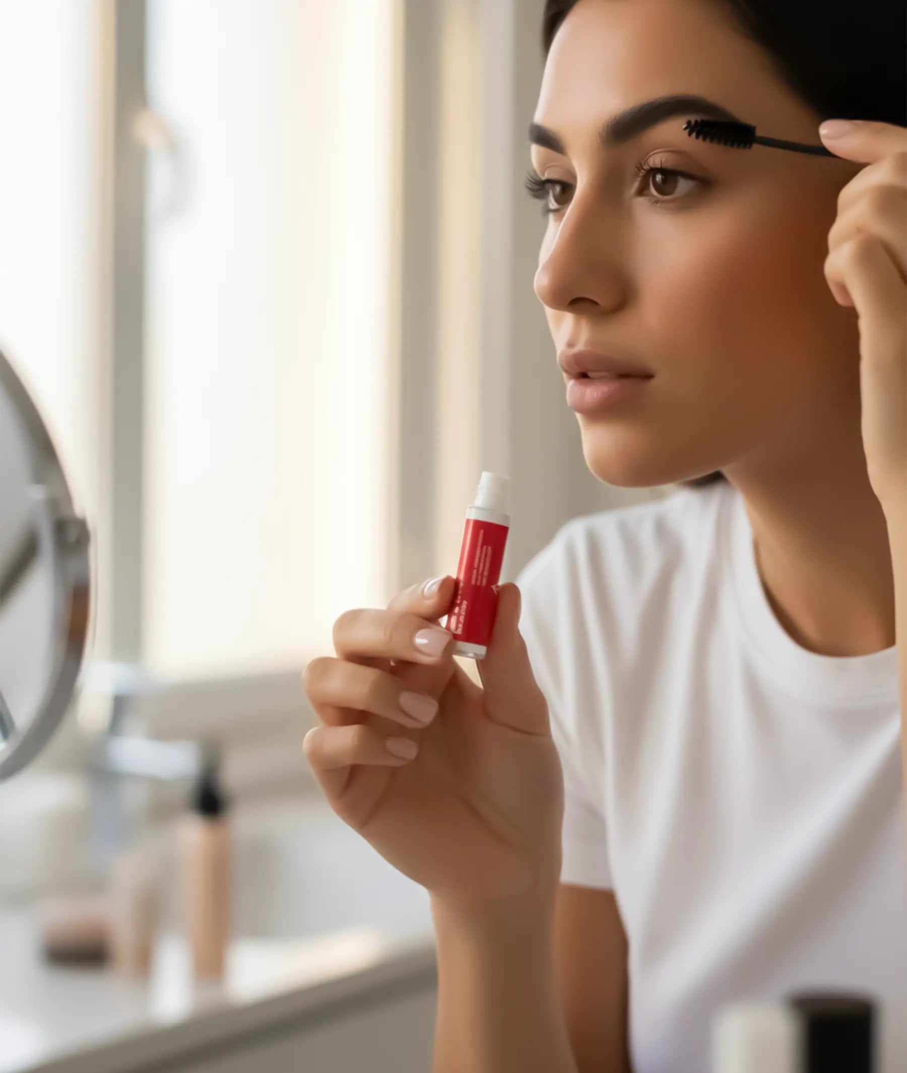 Lash & Brow Booster Sérum Crescimento Cílios e Sobrancelhas Haut Medical 5ml