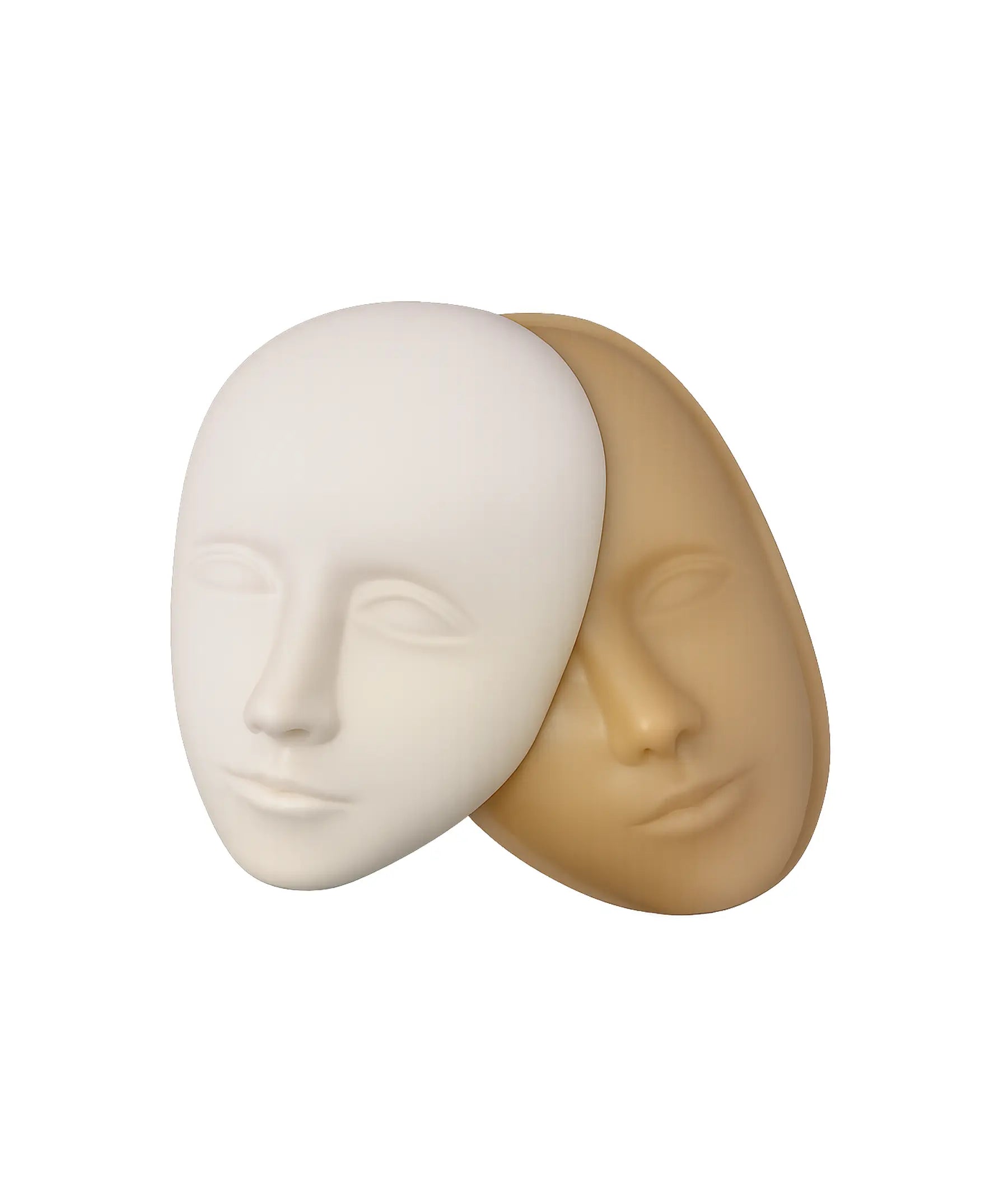 Kit Rosto Artificial Realista com Base Suporte Rígida Haut